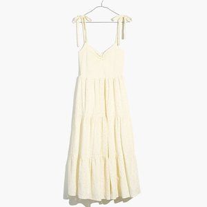 Madewell Eyelet Lucie Tie-Shoulder Dress